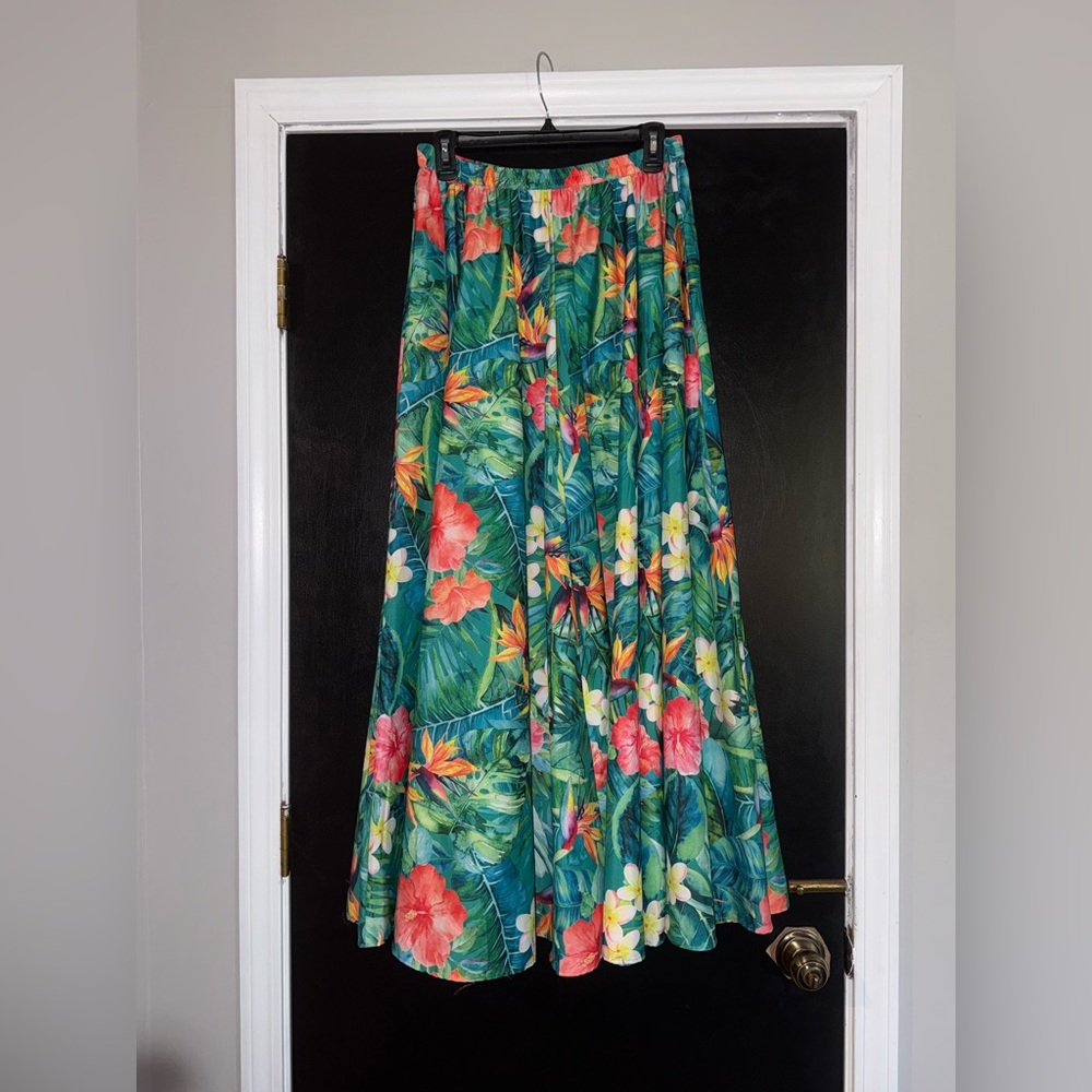Rachel Zoe Vibrant Floral Maxi Skirt